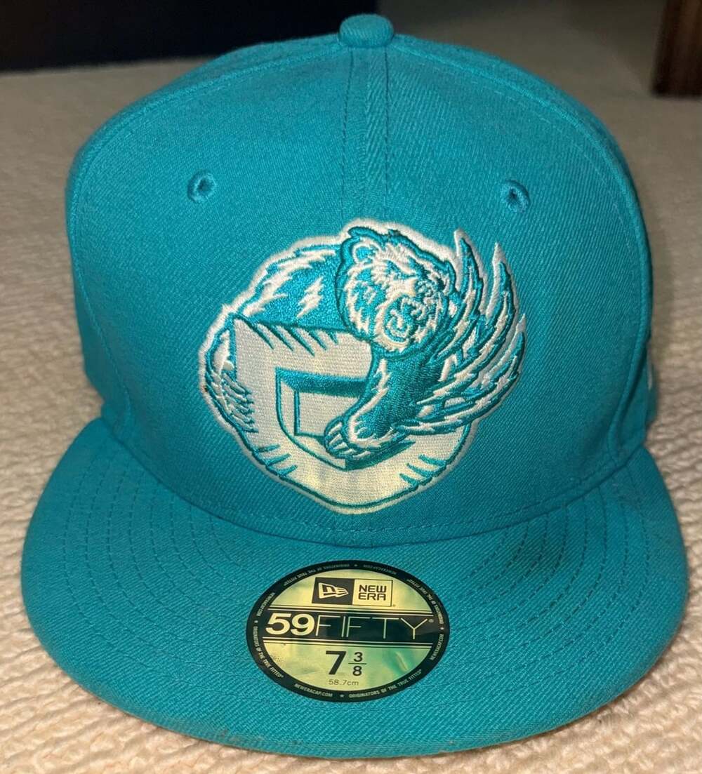 New Era Vancouver Grizzlies 59FIFTY Fitted Hat Teal 7 3/8